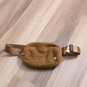 lululemon athletica Brown Fleece Belt Bag